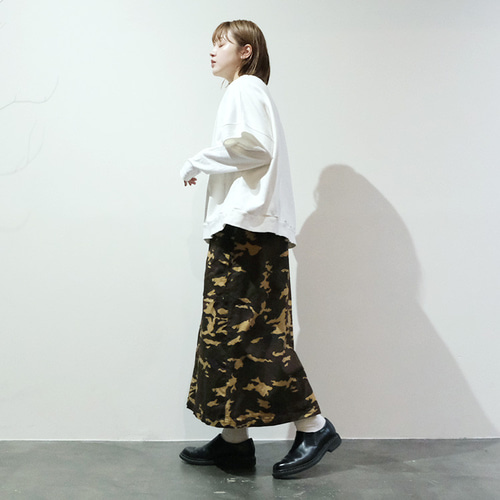 ⭐20％OFF⭐camouflage スカート カモフラ 迷彩 vent blanc VBS243406