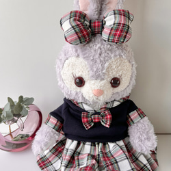 ステラ・ルーコスチューム（ネービーとホワイトチェック） ぬいぐるみ