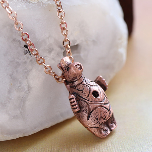 縄文の動物形土製品「ビビちゃん」ネックレス (659-967) ネックレス