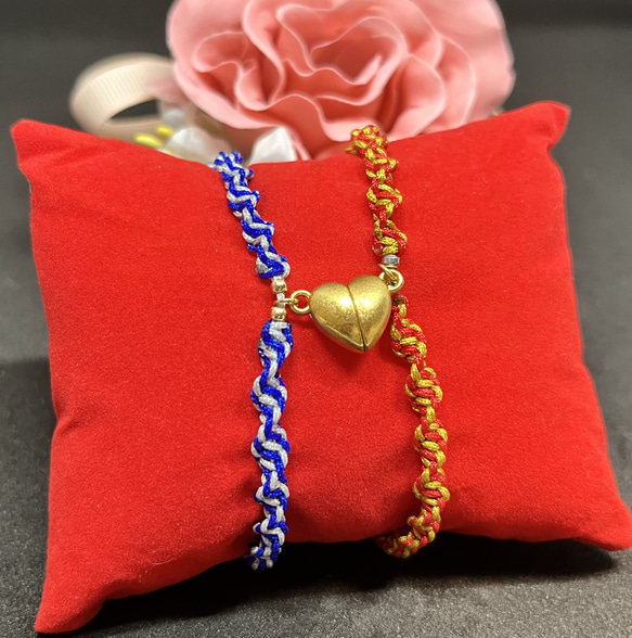 Askariブレスレットハンドメイド ハンドメイド〉ハート磁石のブレスレット ブレスレット AISA MODA 通販