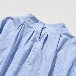 ★有貨★ 甜美感十足的褶皺襯衫，成熟女性也能享受。長袖套頭衫，棉質。 240903-1 第8張的照片