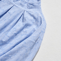 ★有貨★ 甜美感十足的褶皺襯衫，成熟女性也能享受。長袖套頭衫，棉質。 240903-1 第3張的照片