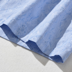 ★有貨★ 甜美感十足的褶皺襯衫，成熟女性也能享受。長袖套頭衫，棉質。 240903-1 第10張的照片