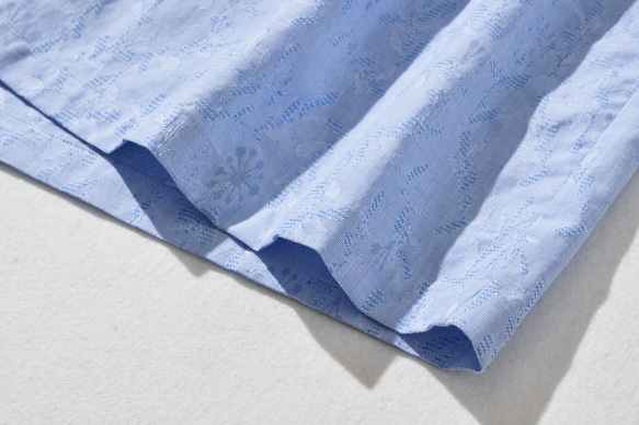 ★有貨★ 甜美感十足的褶皺襯衫，成熟女性也能享受。長袖套頭衫，棉質。 240903-1 第10張的照片