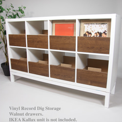 オーダーVinyl 7ep 3段3列＿DIG引き出し収納：キャビネット/DJラック