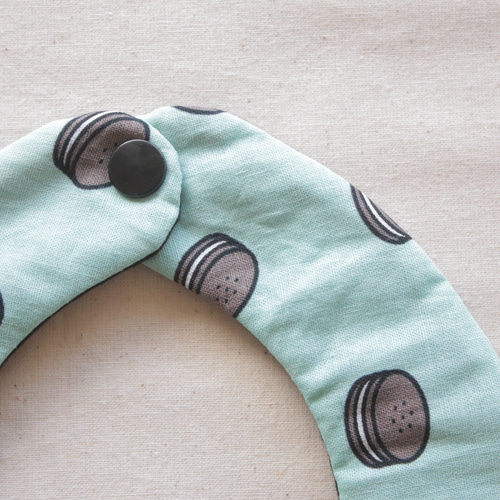 ☆ココアクッキー×ターコイズギンガムチェック☆ ハンドメイド