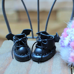 ☆オビツ11 ミディブライス 靴 三つ編みお花サンダル 白 ホワイト