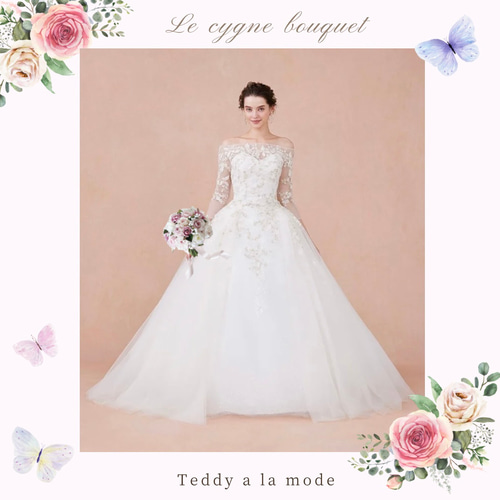 くすみピンク クラッチブーケ クラシカルブーケ ウエディングブーケ  