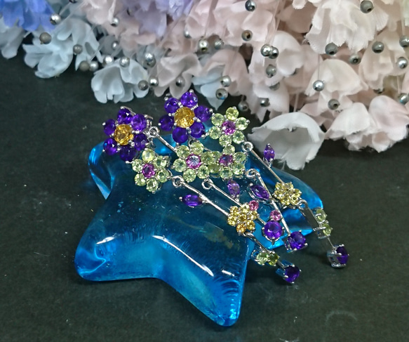 ピアス k18 18金 誕生石 エメラルド ルビー サファイア