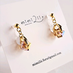 H様•*¨*•.¸♬︎ハンドメイドスワロフスキーアクセサリー デザインバチカン&ジュエリークリップ】﻿ ﻿ スワロフスキー