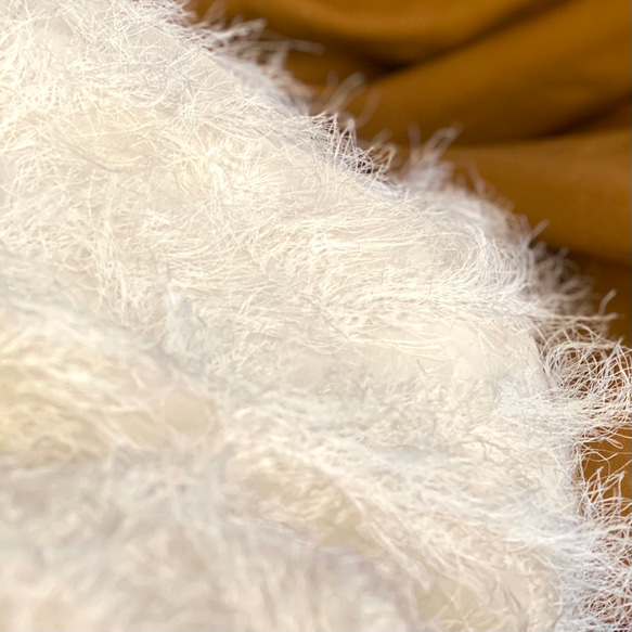 長い毛足のベスト　ジレ　秋冬春　もふもふ【受注製作】【送料無料】 16枚目の画像