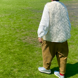 長い毛足のベスト　ジレ　秋冬春　もふもふ【受注製作】【送料無料】 14枚目の画像