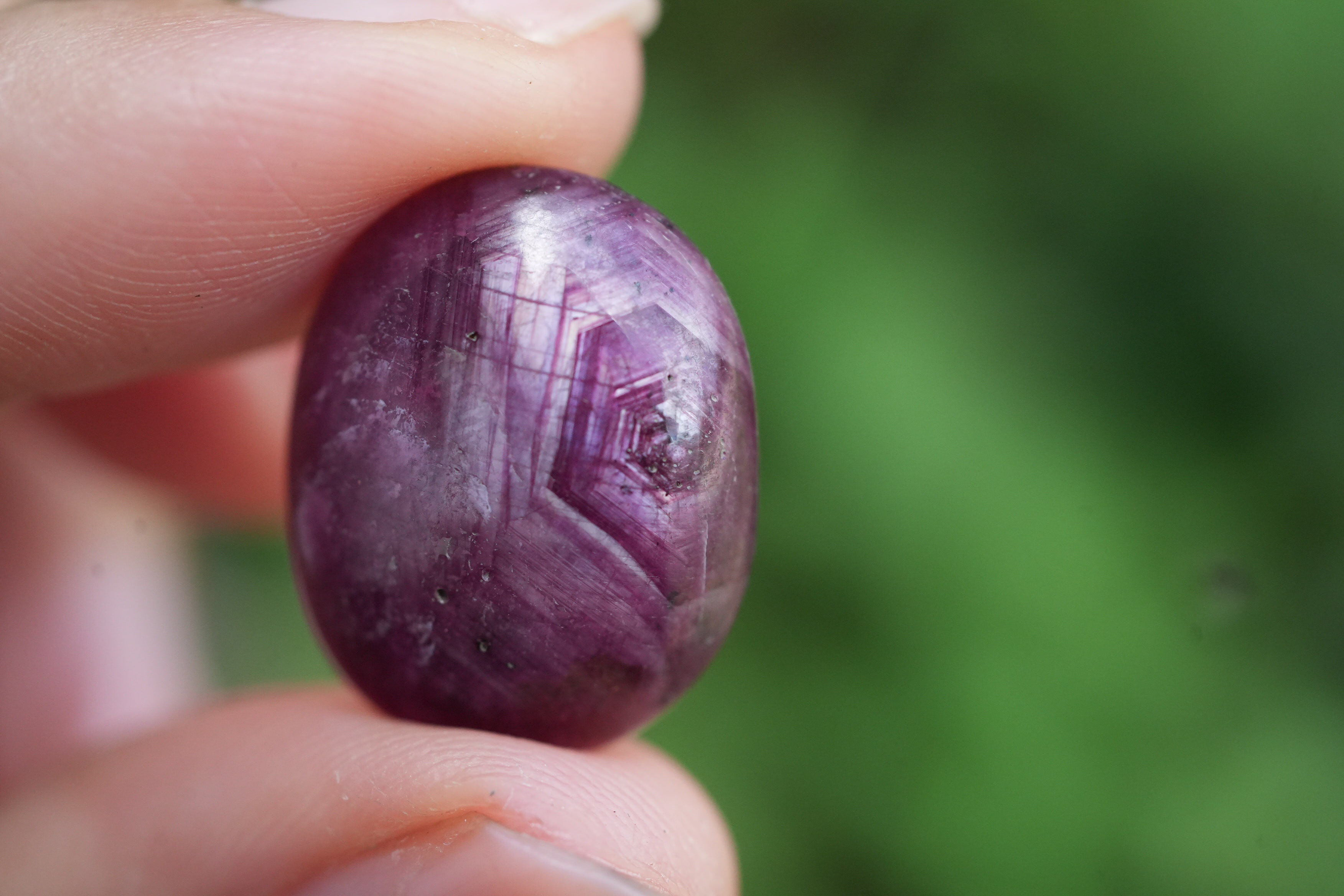 レア★コランダムの顔★ルビー カポジョンs1327