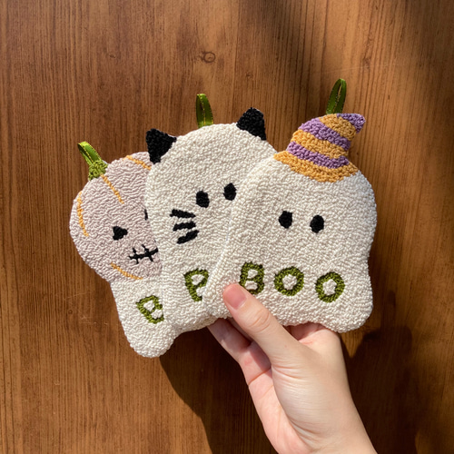 ハロウィン 飾り コースター 1枚入り ハロウィングッズ 壁掛け