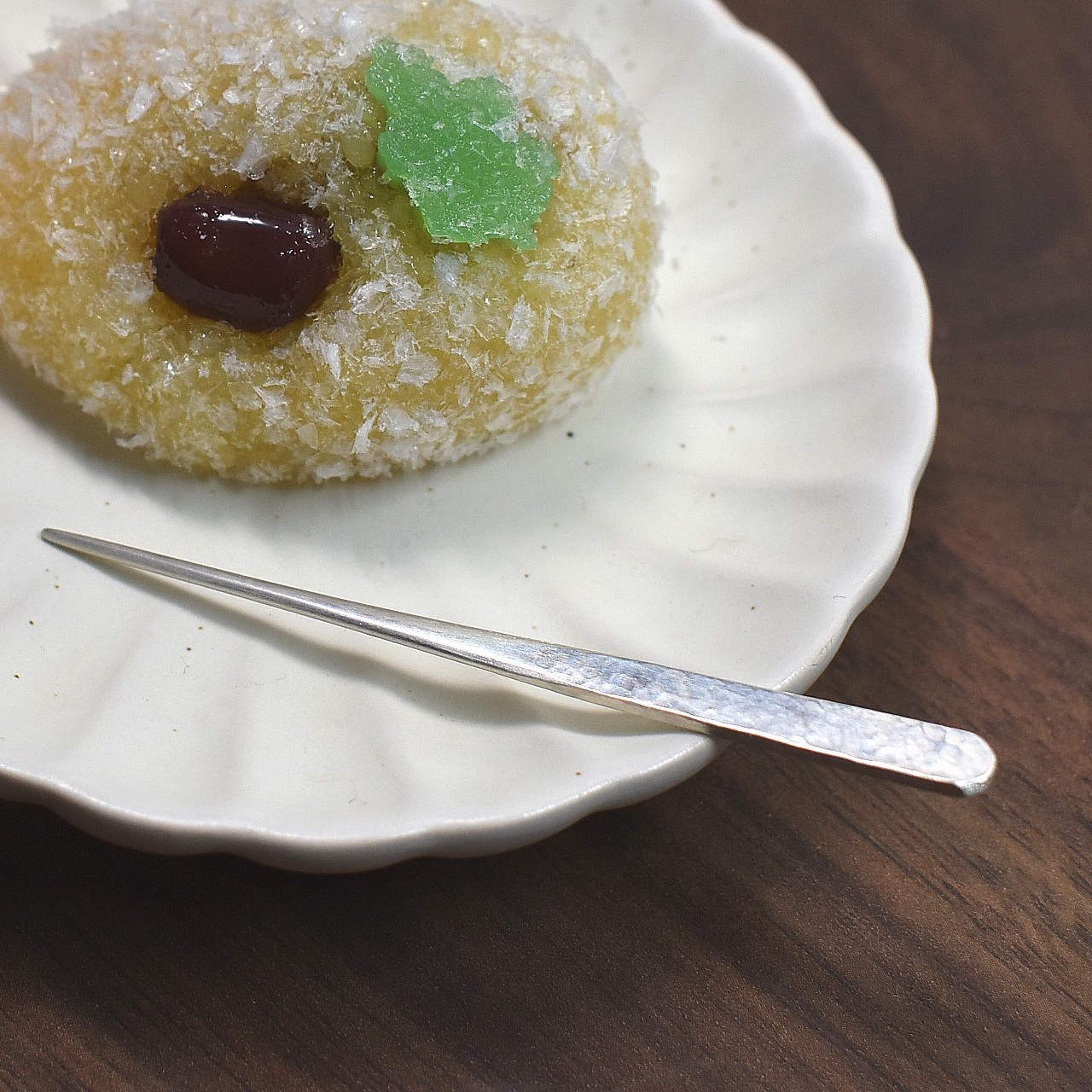 黒文字 銀 和菓子用楊枝 菓子切り シルバー 銀 銀製品 未使用品 花の