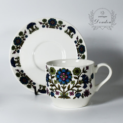 ファイヤーキング　ジェダイ　セントデニス　カップ 　ソーサー　2個　② Fire King フャイヤーキング セントデニス カップ&ソーサー 2客