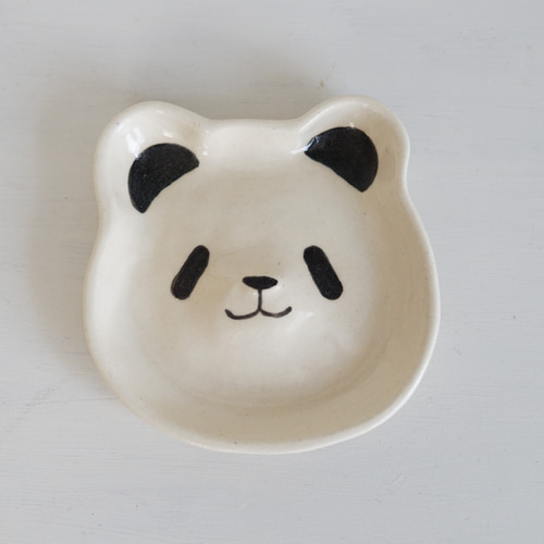 うつわやみたす　パンダ　お皿 うつわやみたす パンダ皿