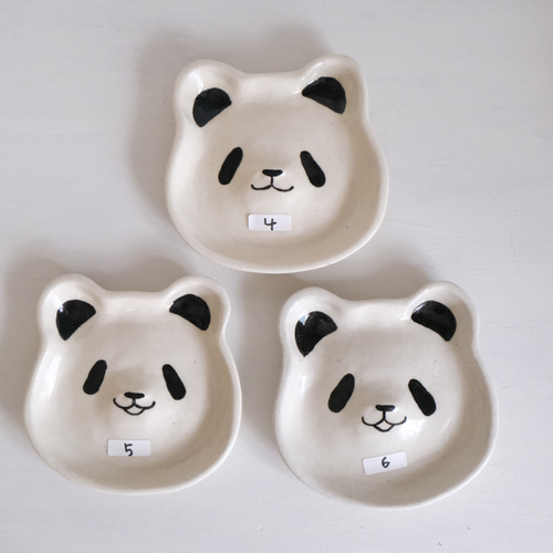 ぱんだこパンダ　ジノリ　皿2枚 134970.jpg