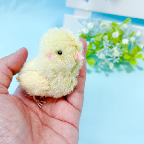 受注］手のひらサイズのひよこちゃんのぬいぐるみ S ぬいぐるみ くる  