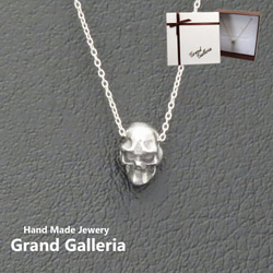 あぼ】DIESEL silver925 ネックレス スカル クリスタル