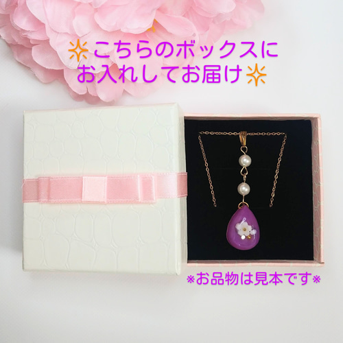 再販:ハロウィン】カボチャ色(しずくレジン)のネックレス