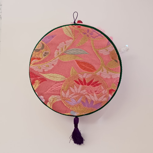 2〉布リース お正月飾り (へび)