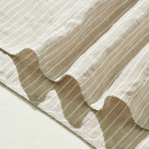 BEIGE ベイジ　リネンストライプワンピース　麻 楽天市場】シャツワンピース ノースリーブ ワンピース