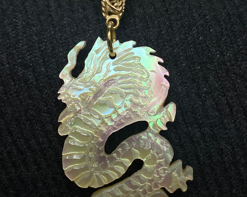 正光作　夜光貝？アンティーク工芸品 夜光貝磨き体験用パーツ≪塊パーツ≫ - Seamam夜光貝オリジナル