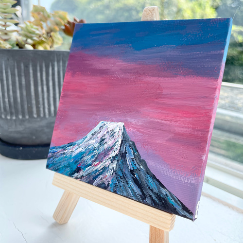 キャンバスアート、mountain scenery ,山の景色の絵、山の絵、山