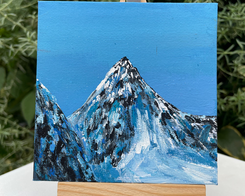 キャンバスアート、mountain scenery ,山の景色の絵、山の絵、山