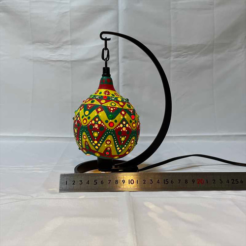 ひょうたんランプ《光の果実～ラスタカラー》 スタンドライト