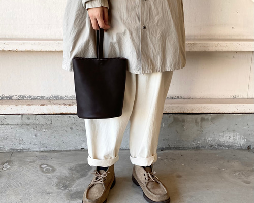 ギザギザバケツ（ショルダーカスタムオプション有） 全3色