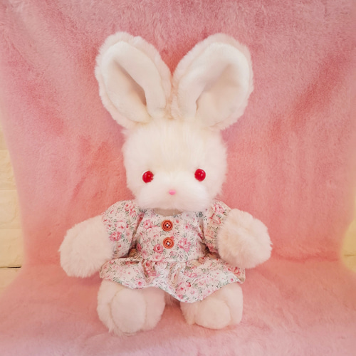 ぬいぐるみ、うさぎ、ハンドメイド、白、オリジナル、抱きしめ