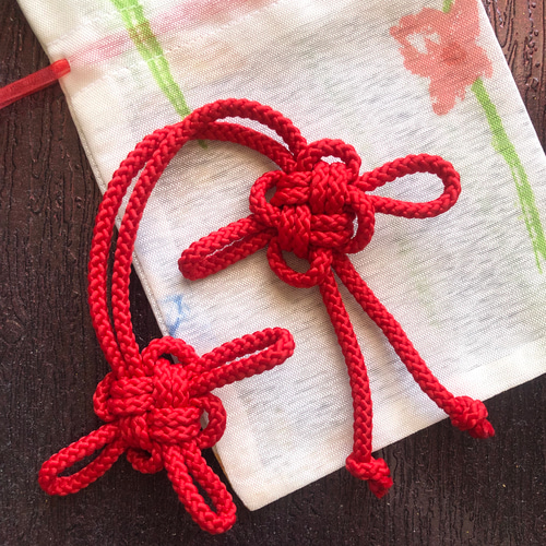 吉兆結び - 幸運を呼ぶ飾り紐（ミニポーチ付き） その他アクセサリー