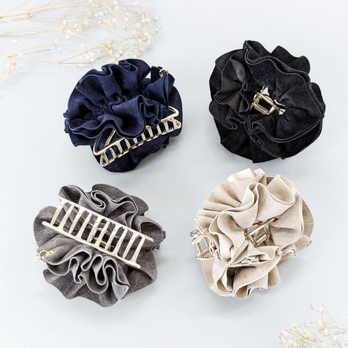 Ace様専用 シュシュ ヘアクリップ