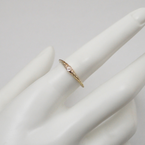 エルフィン ローズ リング〔K10 ローズカットダイヤモンド〕 指輪