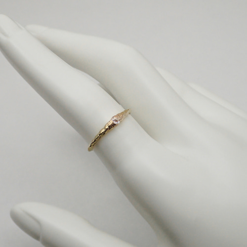 エルフィン ローズ リング〔K10 ローズカットダイヤモンド〕 指輪