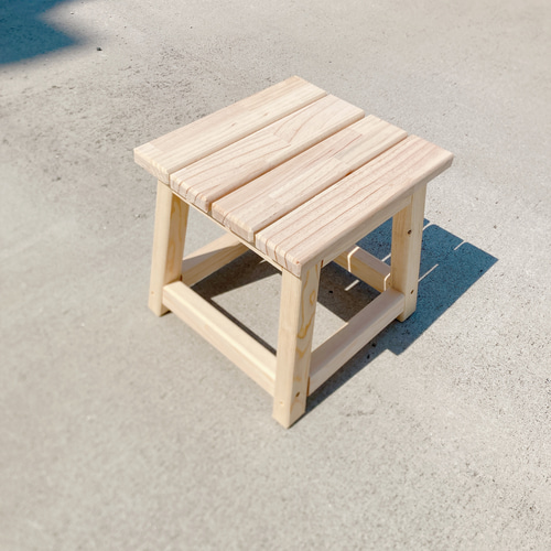 四角いすのこチェア 椅子（チェアー）・スツール 家具工房KARIMIKI