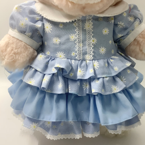 ★お求めやすく価格改定★ Sサイズリーナベル4段フリルの豪華なワンピースとドロワーズと クラフト・布製品