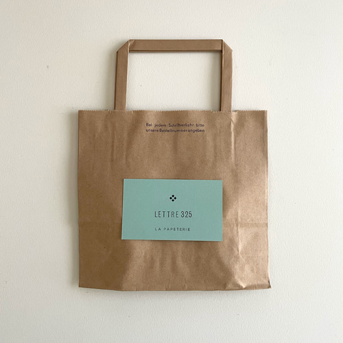 ヴィンテージスタンプの手提げ袋 紙袋 クラフト 5枚 ラッピング袋