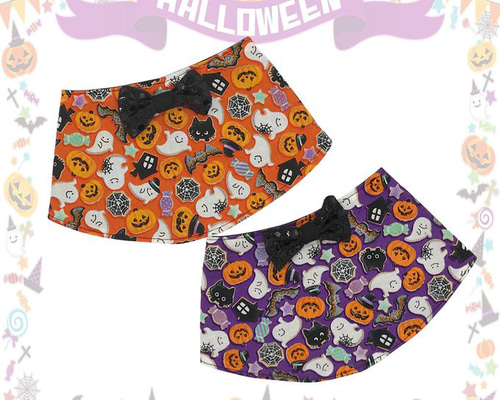 大型犬用 首輪用 リバーシブルスタイ バンダナ ハンドメイド