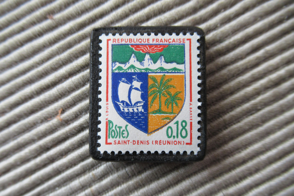 法國1958年“徽章”郵票胸針871 第1張的照片