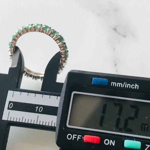 R188-001］ ジェイド JADE ヒスイ エタニティリング ミャンマー産