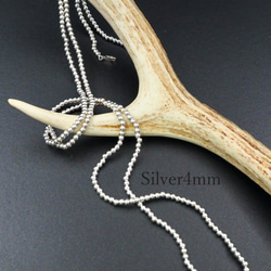 ナバホ ビーズ パール シルバー silver 925 ネックレス 燻銀50.5 ナバホビーズ ナバホパール ネックレス シルバー925 silver925