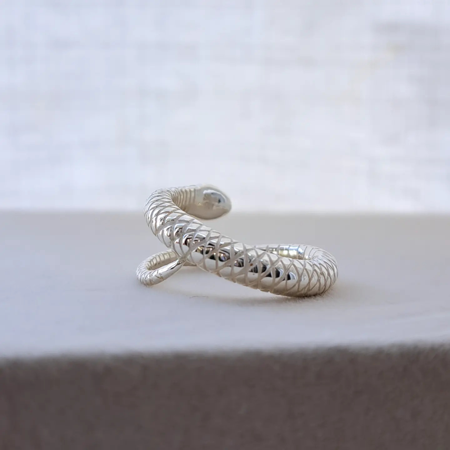 【 蛇の指輪 2本セット 】蛇指輪 太め蛇 蛇リング 蛇アクセサリー シルバー蛇  縁起物  ヘビ 縁起 京都