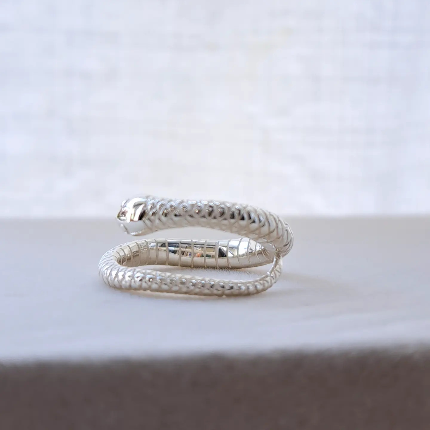 【 蛇の指輪 2本セット 】蛇指輪 太め蛇 蛇リング 蛇アクセサリー シルバー蛇  縁起物  ヘビ 縁起 京都