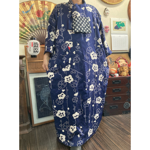 着物リメイク＊絞りの着物からのワンピース