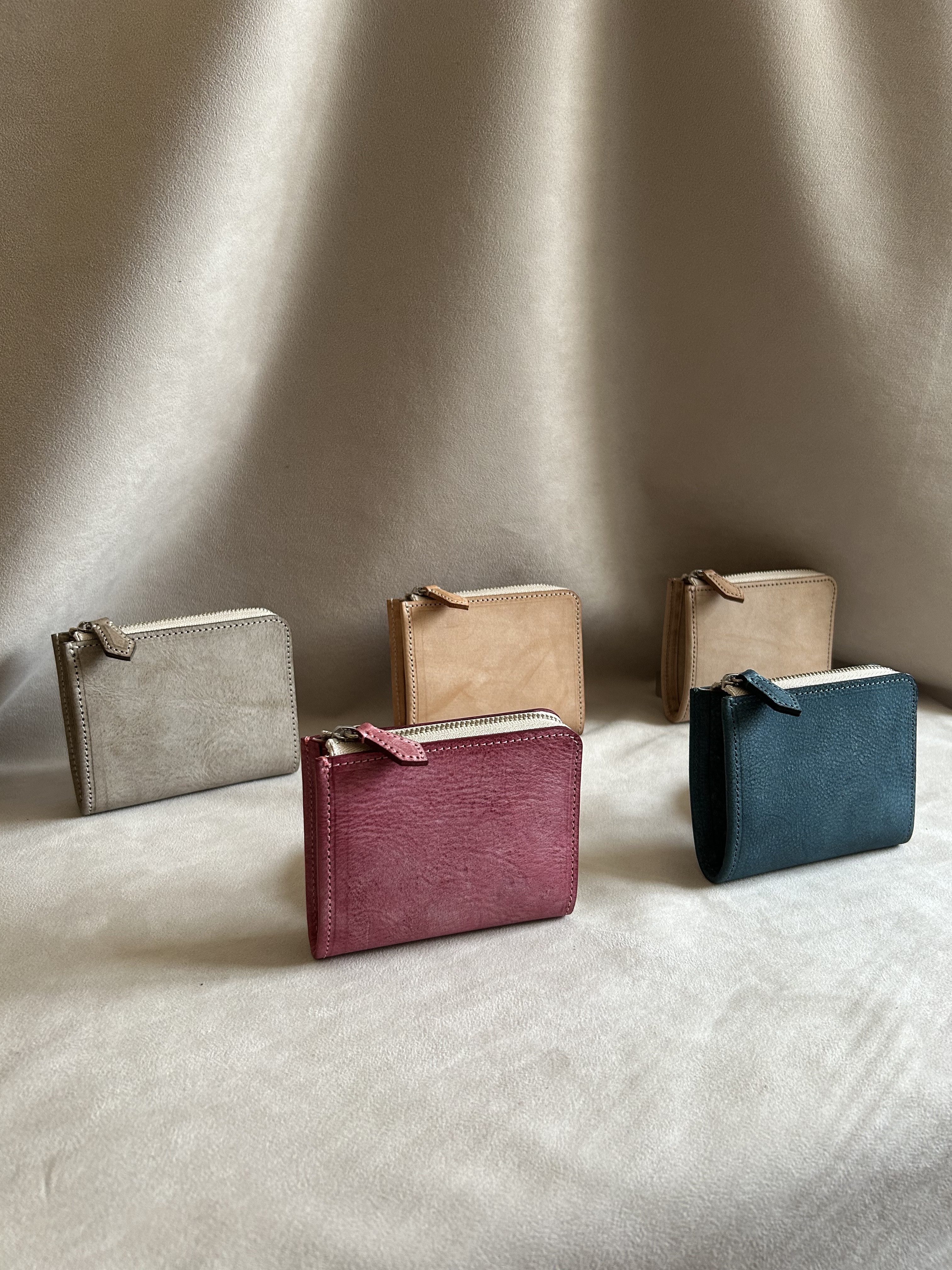 エルウォレット　アラスカレザー　5colors