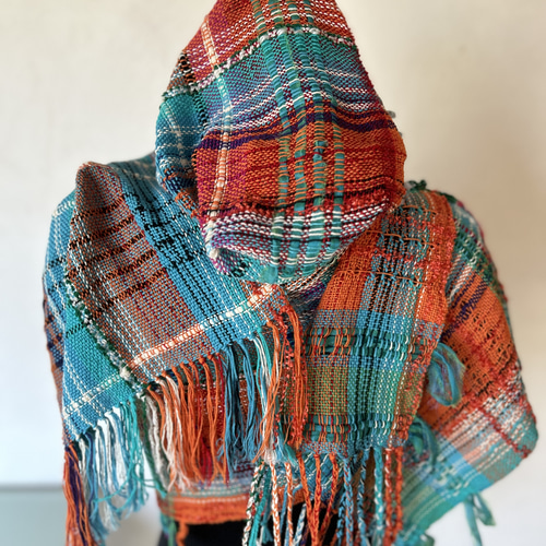 フード付きストール マフラー アトリエ シリゼ 通販 18220849｜Creema