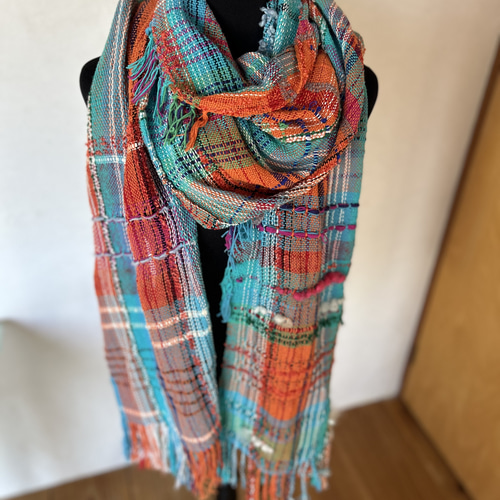 フード付きストール マフラー アトリエ シリゼ 通販 18220849｜Creema